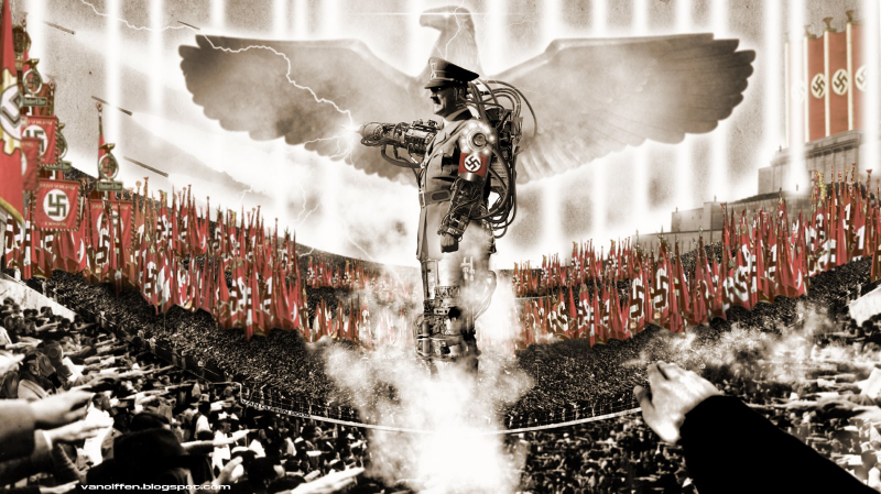 Illustration for article titled WWII Leaders Get a Dieselpunk Makeover